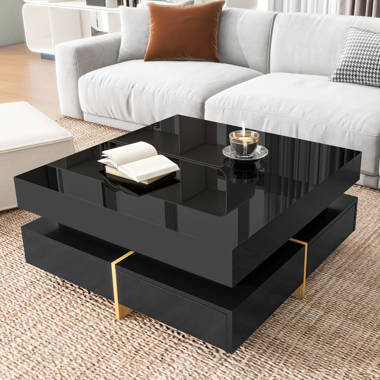 Erie Coffee Table Dark Smoked Oak Four Hands